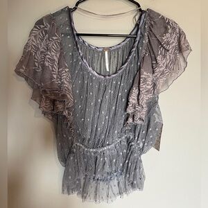 NWT Free People Sweet Surprise Lace Top Size X-Small